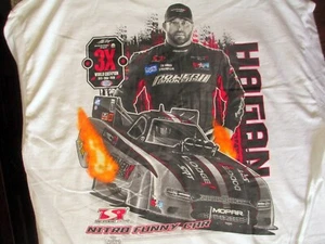 NEW MATT HAGAN FUNNY CAR 3X NHRA Champion T-SHIRT Size XL - Picture 1 of 7
