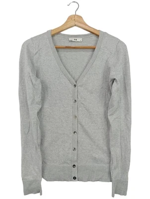 C&A Sudadera de punto fino Mujeres Jersey Talla EU 34 gris claro look casual - Imagen 1 de 4