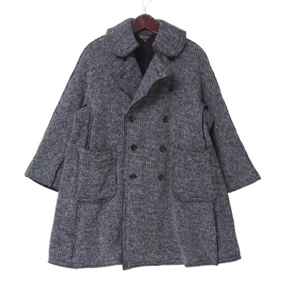 Como Nuevo Abrigo COMME des GARCONS Talla XS AD2014 Mezcla de Lana Doble Pecho Oversi... Foto 1 de 4