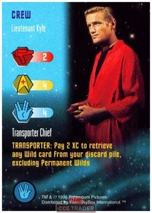 Star Trek The Card Game Lieutenant Kyle Near-Mint/NM Very Rare - Picture 1 of 1