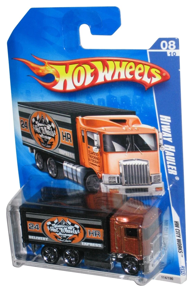 Hot Wheels HW City Works 08/10 '09 Copper Hiway Hauler Toy Truck 114/190 - Image 1 of 1