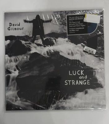 David Gilmour "Luck & Strange" 2024 Sea Blue Transparent Vinyl LP - New/Sealed - Image 1 of 2