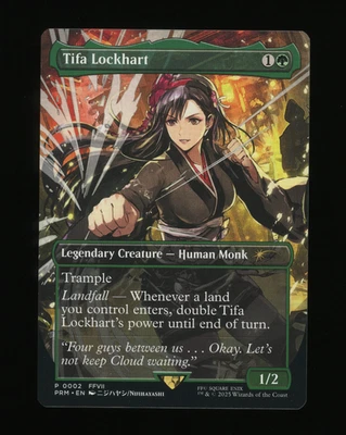 Tifa Lockhart - Non-Foil - Borderless - MTG MagicFest 2025 - RareCo - Image 1 of 4
