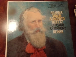 BRAHMS Violin Concerto HEIFETZ REINER / I / 9S RCA LSC 1903 Play Tested SD EX+ - Picture 1 of 3