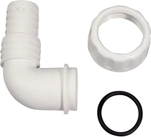 PIPETTA CURVA per SCARICO LAVATRICE/LAVASTOVIGL. 1" X 17/22 - 1265000000 - Foto 1 di 12