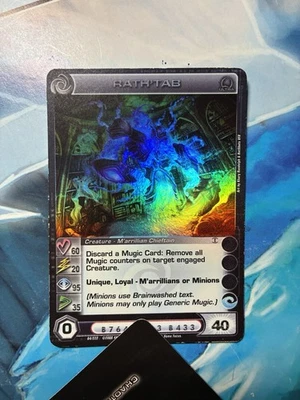 Rath’Tab Chieftain M’arrillian Ultra Rare! Beyond the Doors Chaotic LP - Image 1 of 4