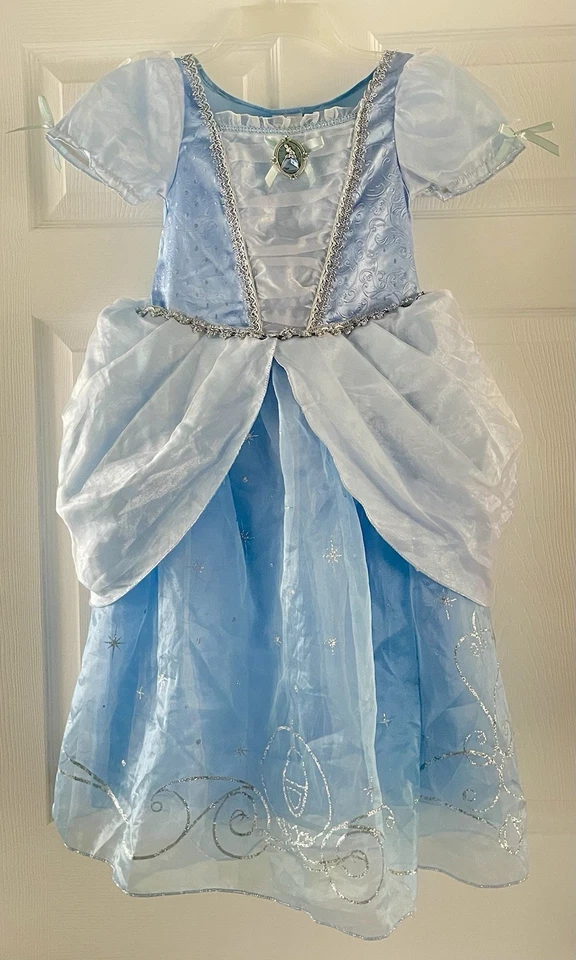 Disfraz Disney Store Princesa Cenicienta Vestido Azul Vestido de Baile Bibbidi Bobbidi Foto 1 de 4