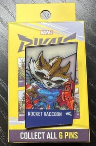 Disney Marvel Rivals Serie 1 Esmalte Ciego Cohete Mapache Prendedor Caja Almuerzo Exclusivo - Imagen 1 de 3