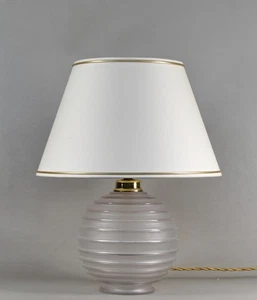 GEORGES LELEU : FRENCH 1930 ART DECO TABLE LAMP        .... 1935 muller daum era - Picture 1 of 11