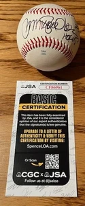 RYNE SANDBERG Autographed Signed RARE Rawlings OML Baseball HOF 05 JSA COA/HOLO - Picture 1 of 3