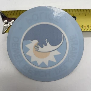 Dewey Beach Delaware Police Sticker Window Sticker Decal ~3.25” Round - Picture 1 of 5