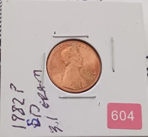 Centavo Lincoln 1982 P cobre fecha pequeña BU (sin circular) #604! - Imagen 1 de 2