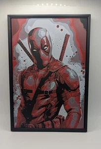 Pintura de cómic de pared para decoración del hogar arte Hueforge de piscina muerta de 9,5" x 6,5" - Imagen 1 de 3