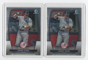 Aaron Judge 2023 Bowman Chrome #63 w/top loader sleeve (one card) - Picture 1 of 2
