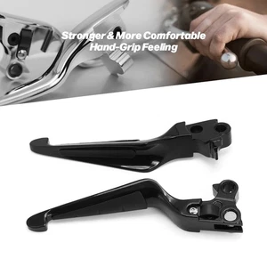 Palancas de embrague de freno para Harley Dyna 1996-2017 con manillar cómodo de goma - Imagen 1 de 7