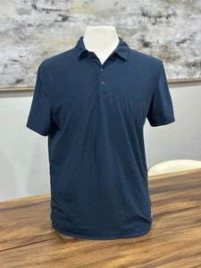Vuori Poloshirt Herren Medium einfarbig blau WEICH bequem - Bild 1 von 8