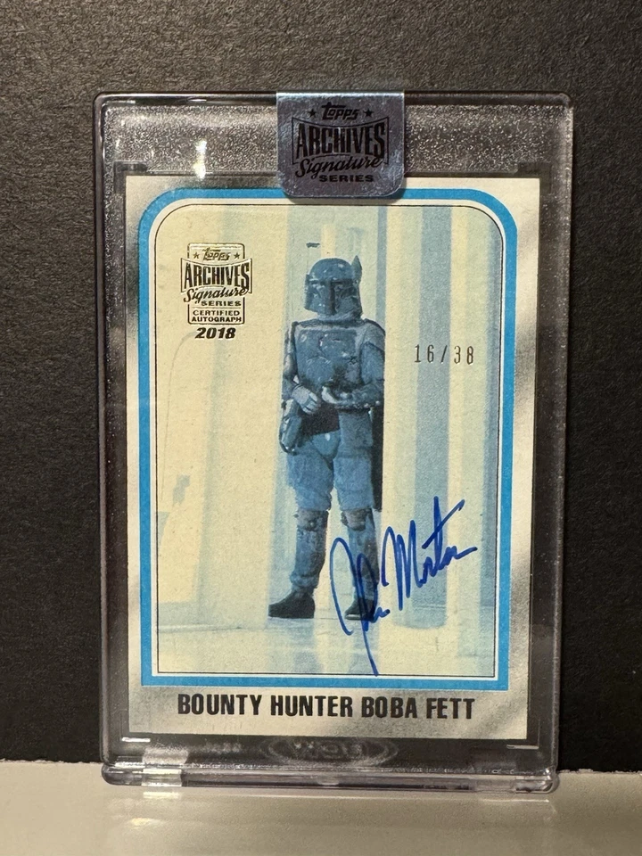 Topps Star Wars Archives Signature Series - John Morton as Boba Fett auto Card!! - Image 1 of 2