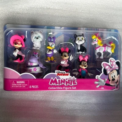 Novo 2021 Disney Junior Minnie Mouse & Daisy Colecionável Conjunto de 8 Peças NOVO - Imagem 1 de 4