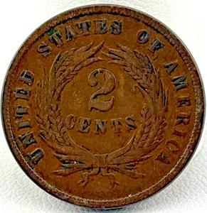 1865 2 Cent - Picture 1 of 2