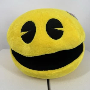 Pac-Man Giant Yellow 14" Plush Battle Royale Toy Factory Jumbo Large Plush NWT - Picture 1 of 6