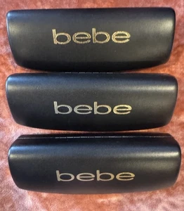 😎😎1 BEBE Brillen Sonnenbrillenetui schwarz Clamshell NUR ETUI😎😎 - Bild 1 von 3
