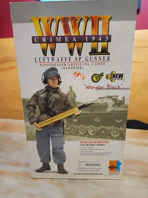 Figura Ultimate Solder "Werner Bloch" 12" 1943 artillero alemán Luftwaffe SP NUEVO EN CAJA Foto 1 de 4