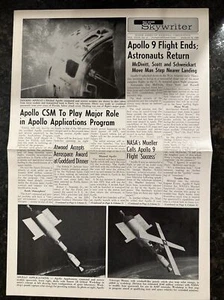 North Americal Rockwell Space Division Skywriter Apollo 9 Band 29 Nr.11 - Bild 1 von 4