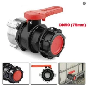 Für IBC Adapter Kugelhahn Tank Container Auslaufhahn S60x6 (75mm) Wasserhahn - Bild 1 von 10