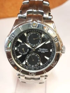 ARMITRON MULTIFUNCTION QUARTZ 20/4224SV JAPAN MEN'S ALL ORIGINAL VINTAGE WATCH - Picture 1 of 22