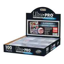 9 Pocket Pages Sheets ~ Box of 100 ~ Ultra Pro Platinum ~ New!