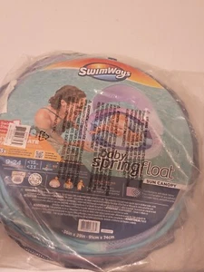 Baby Spring Float Sun Canopy SwimWays Swim Step 1 for 9-24 Months. New - Picture 1 of 5
