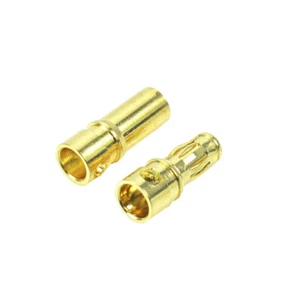 1Pair Thick Gold Plated 3.5mm Bullet Connector ( banana plug ) For ESC battery - Picture 1 of 5