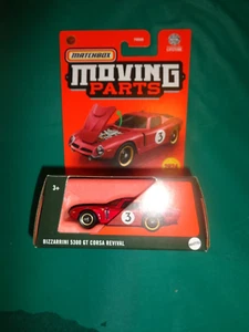 Matchbox Moving Parts Red Bizzarrini 5300 GT Corsa Revival Die Cast 1:64 - Picture 1 of 2