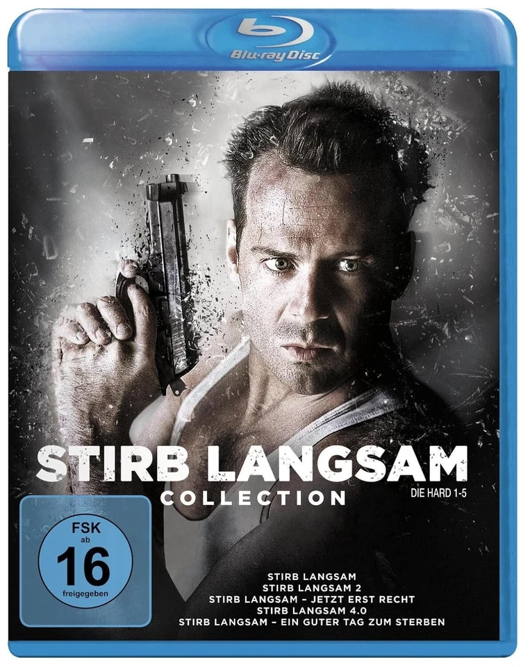 Stirb langsam 1-5 - Action/Abenteuer/Englisch/Deutsch/2020 # 5-BLU-RAY-NEU-OVP - Bild 1 von 1