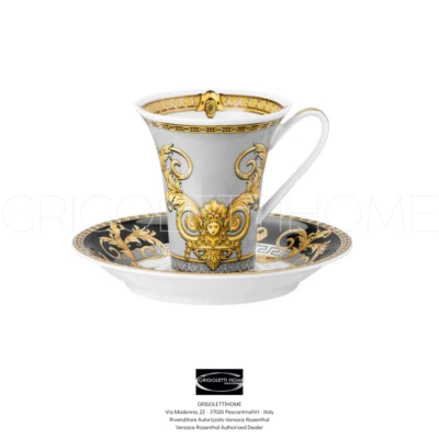 Versace Rosenthal - Prestige Gala - Tasse espresso Avec Plat - Revendeur - Photo 1/2