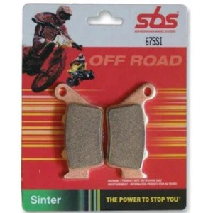 SBS 589SI Sintered Brake Pads Front TT-R125 00-20, YZ65 19-21, YZ80/YZ85 86-21 - Picture 1 of 3