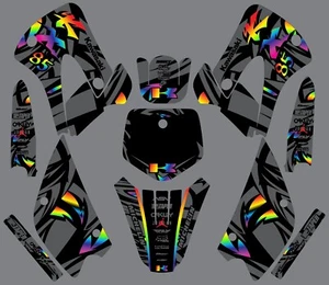 Graphic Kit for 1998-2013 Kawasaki KX85 KX 85 Decal Rainbow - Picture 1 of 1