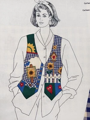 Chaleco Primavera Corte y Coser DreamSpinners Tejido XS Pequeño a Grande Girasoles Foto 1 de 4