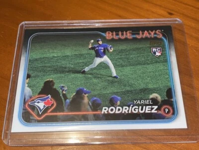 Yariel Rodriguez 2024 Topps Update GOLD MIRROR  SSP RC #US317 Blue Jays - Image 1 of 4