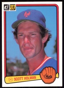 1983 Donruss Scott Holman Rookie New York Mets #224