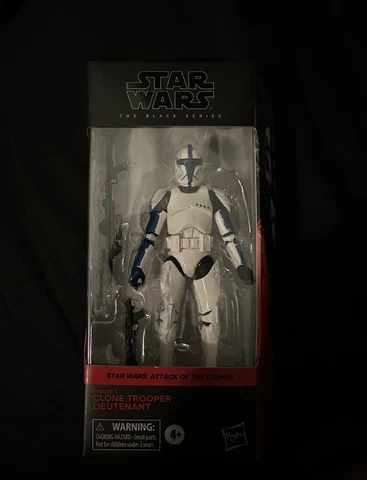 Star Wars The Black Series CLONE TROOPER LIEUTENANT 6" figure - Complete in Box Cover