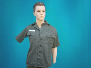 Chemise manche courte kaki de l'armée portugaise - Taille XS uniquement 📌5a. - Picture 1 of 3