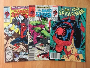 Lot of *3* AMAZING SPIDER-MAN: #304 (VF/VF-), 312, 322 (FN/VF) **2 Newsstands!** - Picture 1 of 8