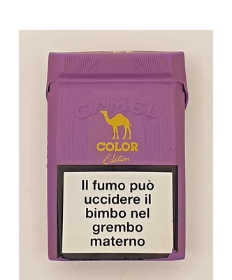 Blister contenitore porta pacchetto sigarette CAMEL color edition viola silicone - Immagine 1 di 4