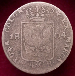 Prussia 4 Groschen 1804 - 0.521 Silver - KM370 (L0903) - Picture 1 of 2