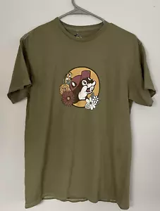 NWT Buc-ees T Shirt Life is Short Take the Trip Adult Size Medium BEAVER CAMPER - Picture 1 of 12