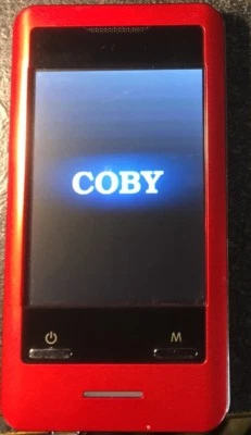 COBY DIGITAL MEDIA PLAYER - TOUCH PAD -MODEL: MP828 - 8GB -RED - Image 1 of 2