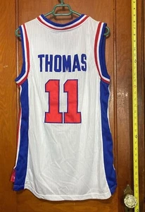 NBA Isiah Thomas #11 Detroit Pistons Adidas Jersey Size 44 - Picture 1 of 19