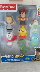 Juego de 7 figuras de Fisher Price Toy Story 4 Little People nuevas en caja - Imagen 1 de 5