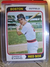 1974 Topps Dwight Evans #351 Boston Red Sox